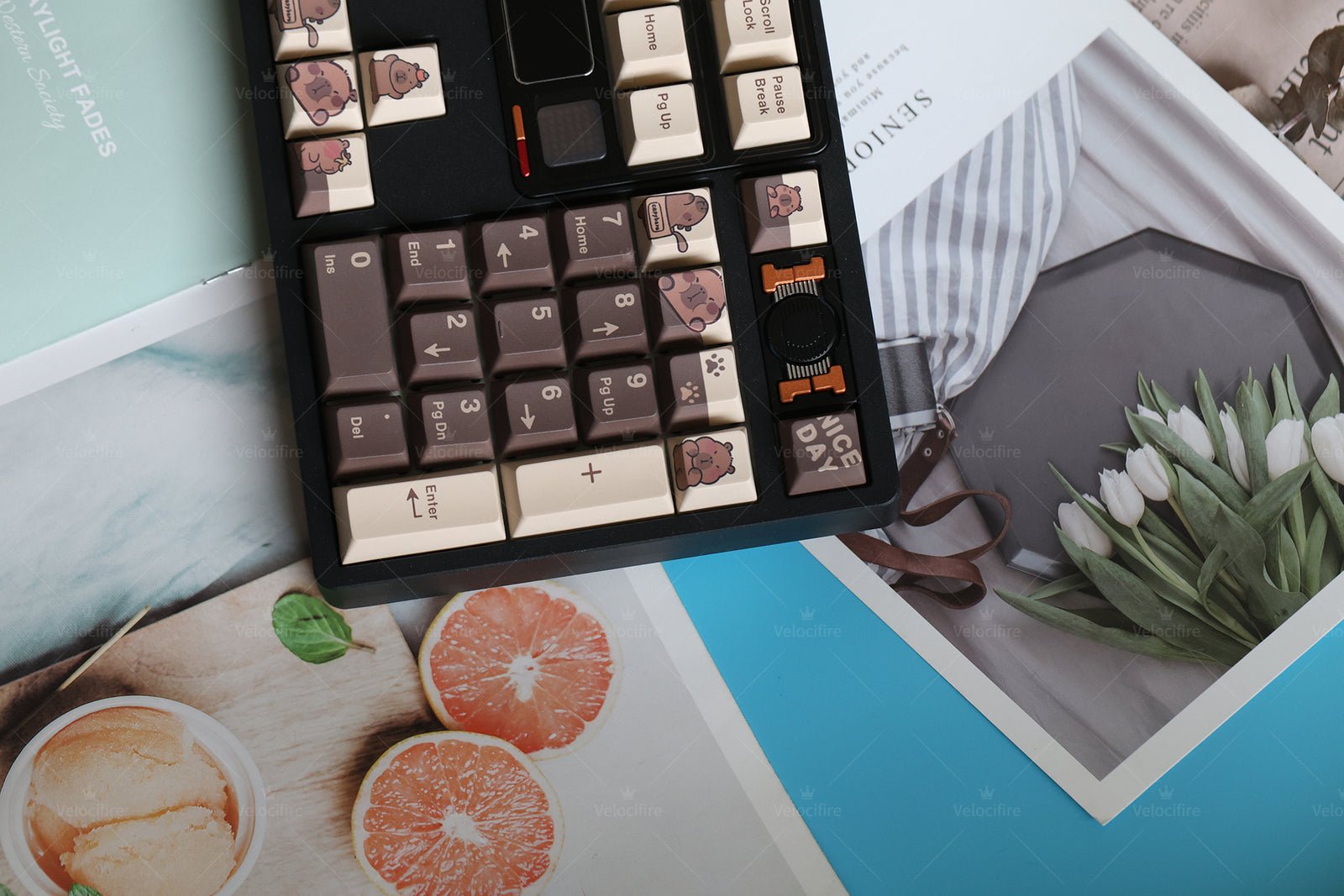 [In Stock] Capybara Cherry Profile Dye Sublimation PBT Keycaps