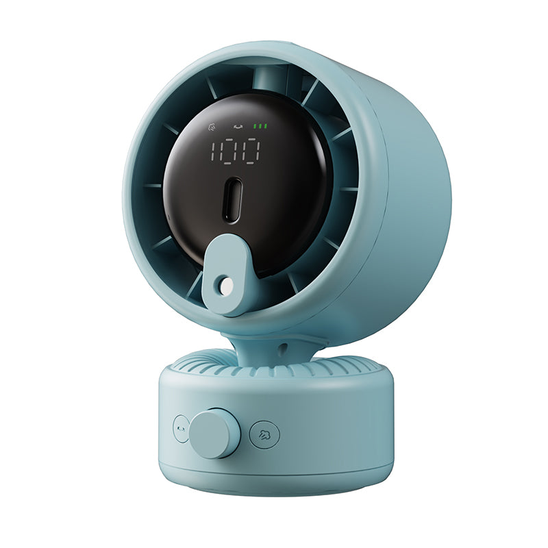 [In Stock] Humidifying Atomization Automatic Oscillating Desktop Air Circulation Fan