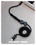 [In Stock] D06 Double Badge USB-C RGB Aviator Handmade Coiled Cable