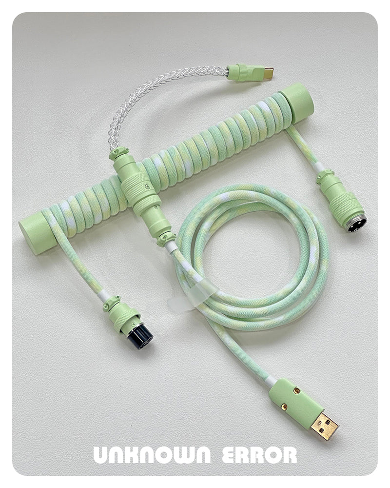 [In Stock] Z47 USB-C RGB Aviator Handmade Coiled Cable