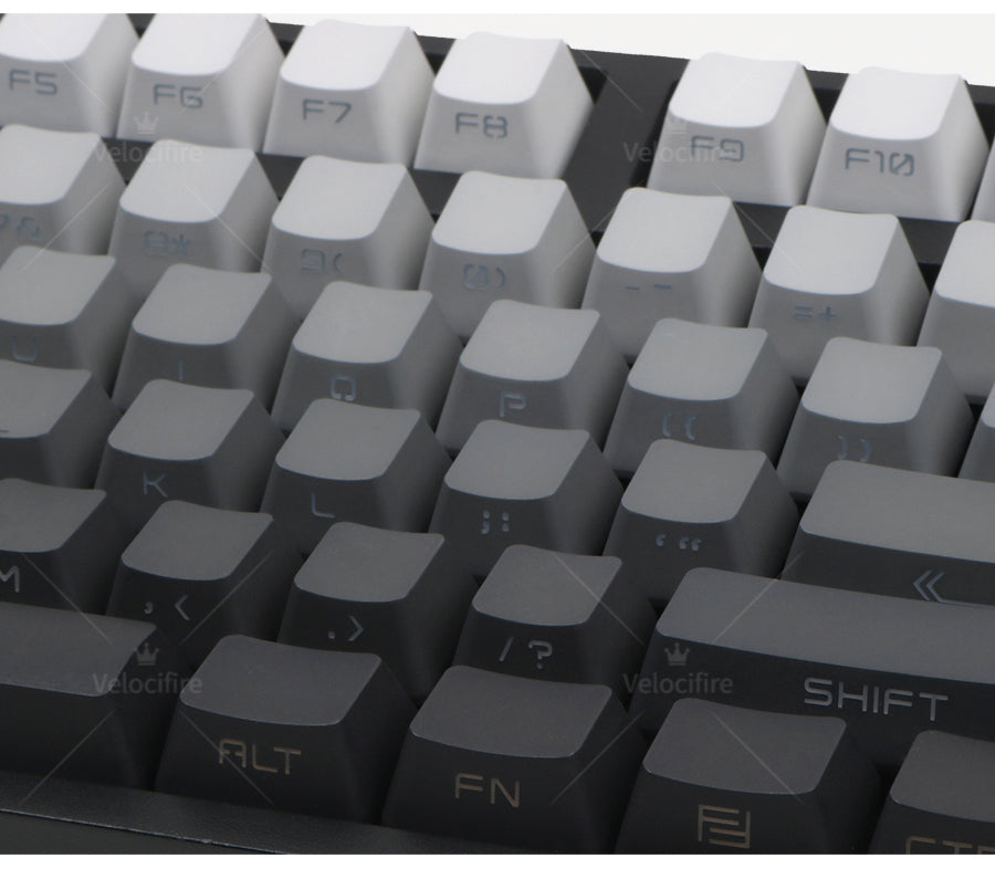 [In Stock] Polar Day Dye Sublimation PBT OEM Profile Shine Through Keycaps