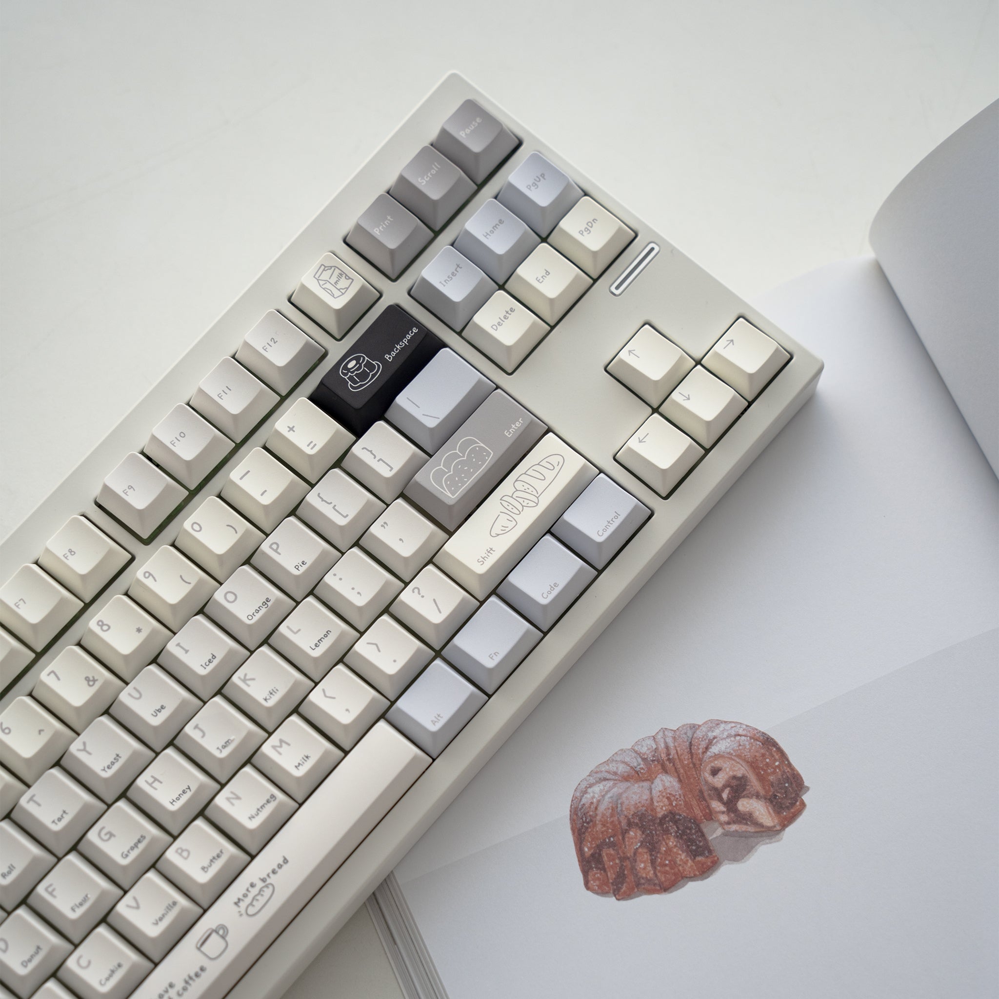 [In Stock] Baking Diary  Cherry Profile Dye Sublimation PBT Keycaps