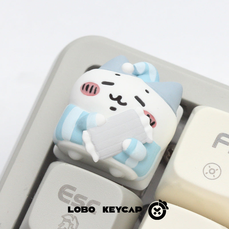 [In Stock] Chikawa Sleepwear Series Resin Artisan Keycap
