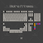 [In Stock] Moire Fringe Cherry Dye Sublimation PBT Profile Keycaps