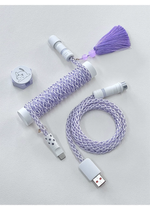[In Stock] Lazy Cat USB-C RGB Aviator Handmade Coiled Cable