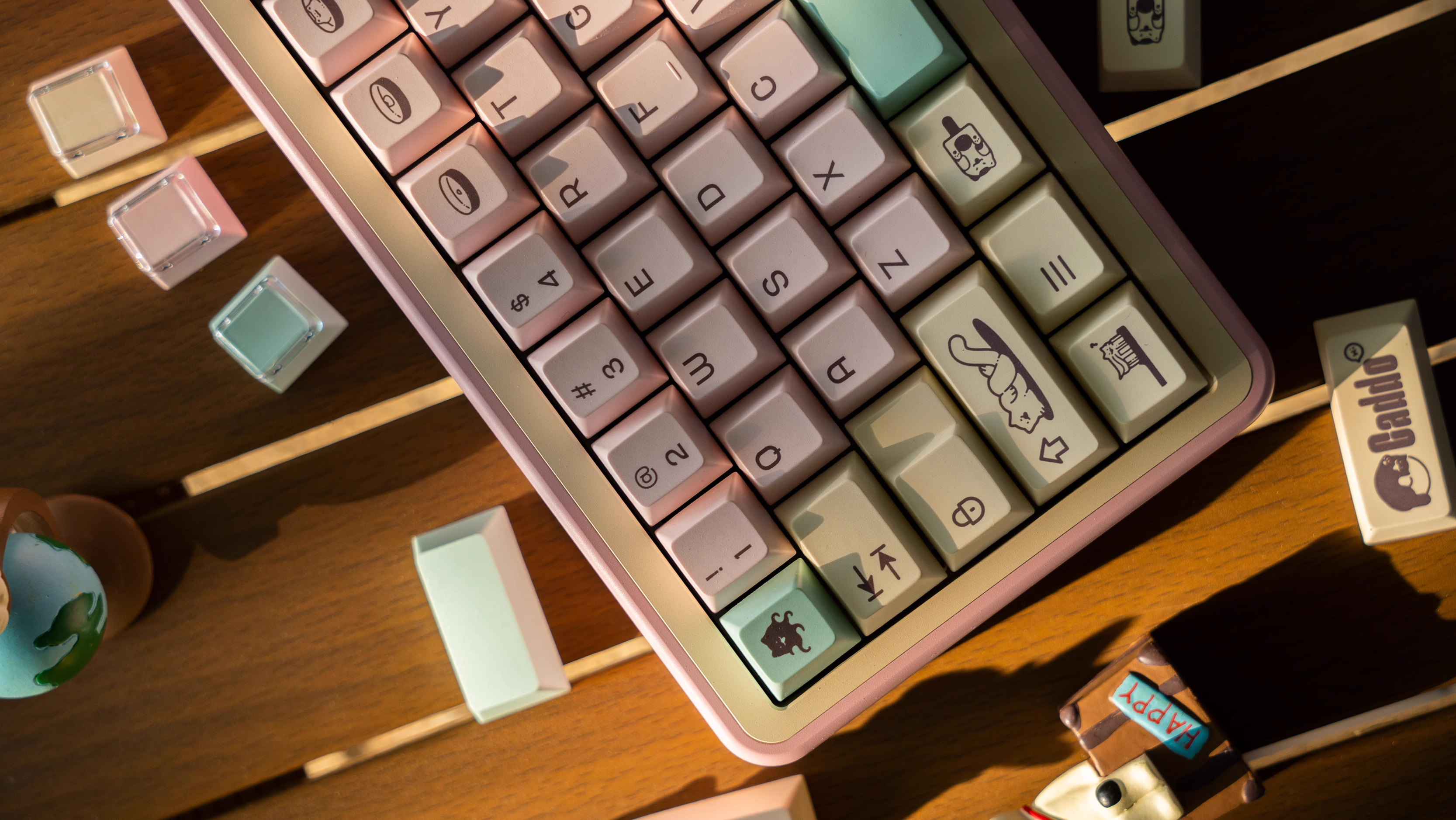 [In Stock] Caddo Cherry Profile Dye Sublimation PBT Keycaps