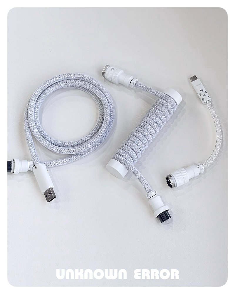 [In Stock] Z57 USB-C RGB Aviator Handmade Short Coiled Cable