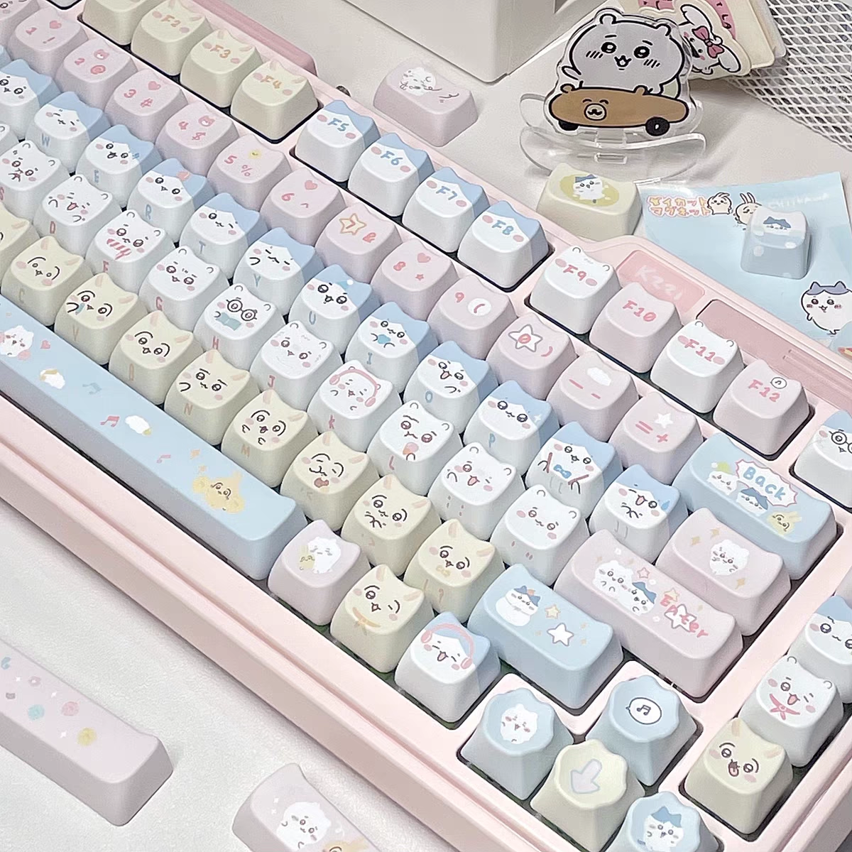 [In Stock] Chikawa Dye Sublimation PBT MAO Profile Keycaps