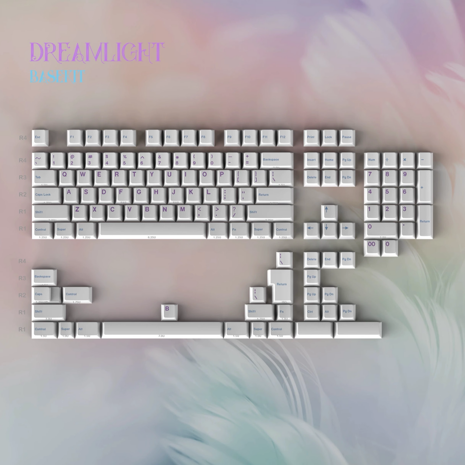 [In Stock] Wandering Planet Dye Subliamtion PBT Cherry Profile Keycaps