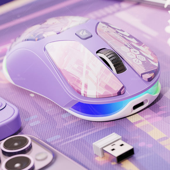 [In Stock] LingBao M7 Lucynirel Triple Mode Wireless Gaming Mouse