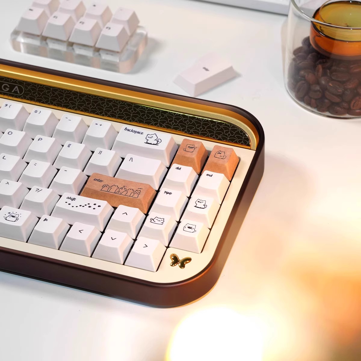 [In Stock] Dune Cat Dye Sublimation PBT Cherry Keycaps