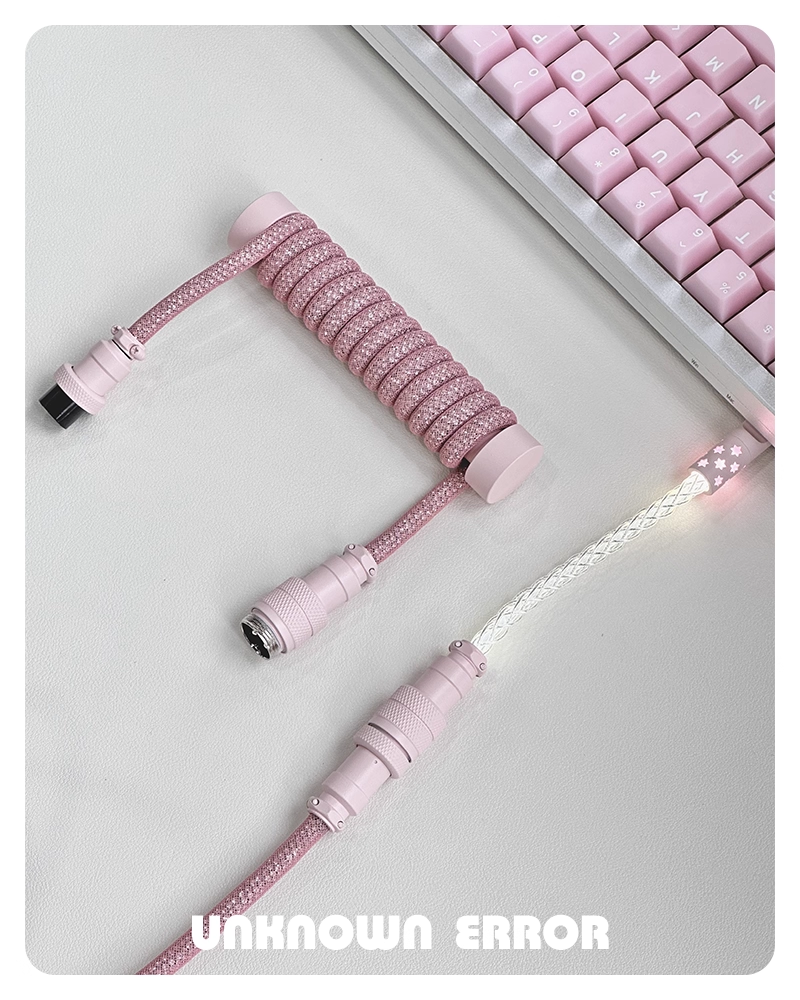 [In Stock] Z57 USB-C RGB Aviator Handmade Short Coiled Cable