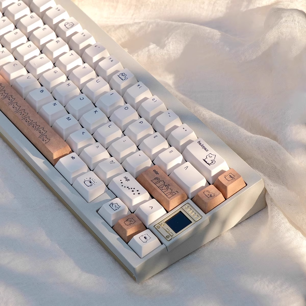 [In Stock] Dune Cat Dye Sublimation PBT Cherry Keycaps