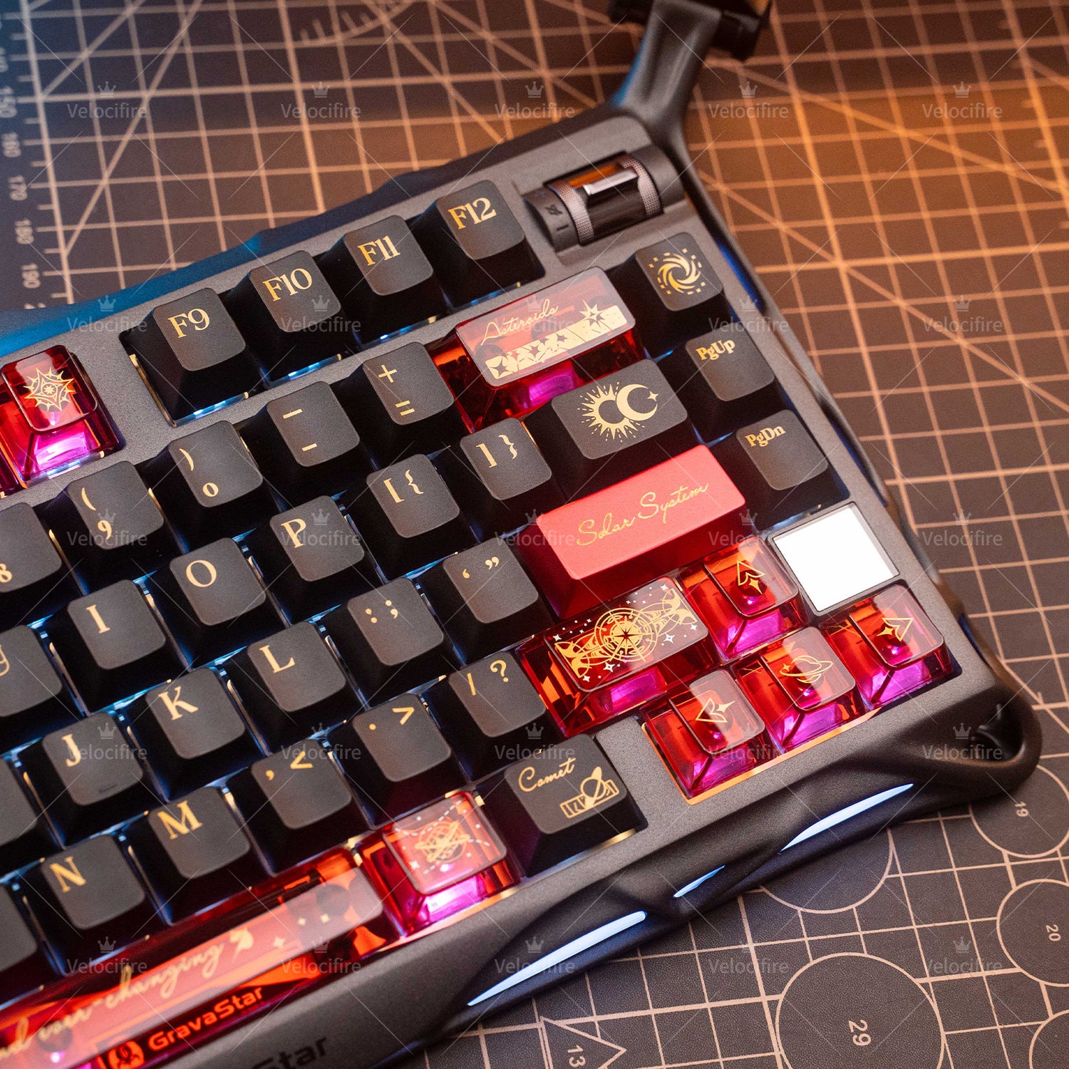[In Stock] Solar System PBT/PC/Metal Cherry Profile Keycaps