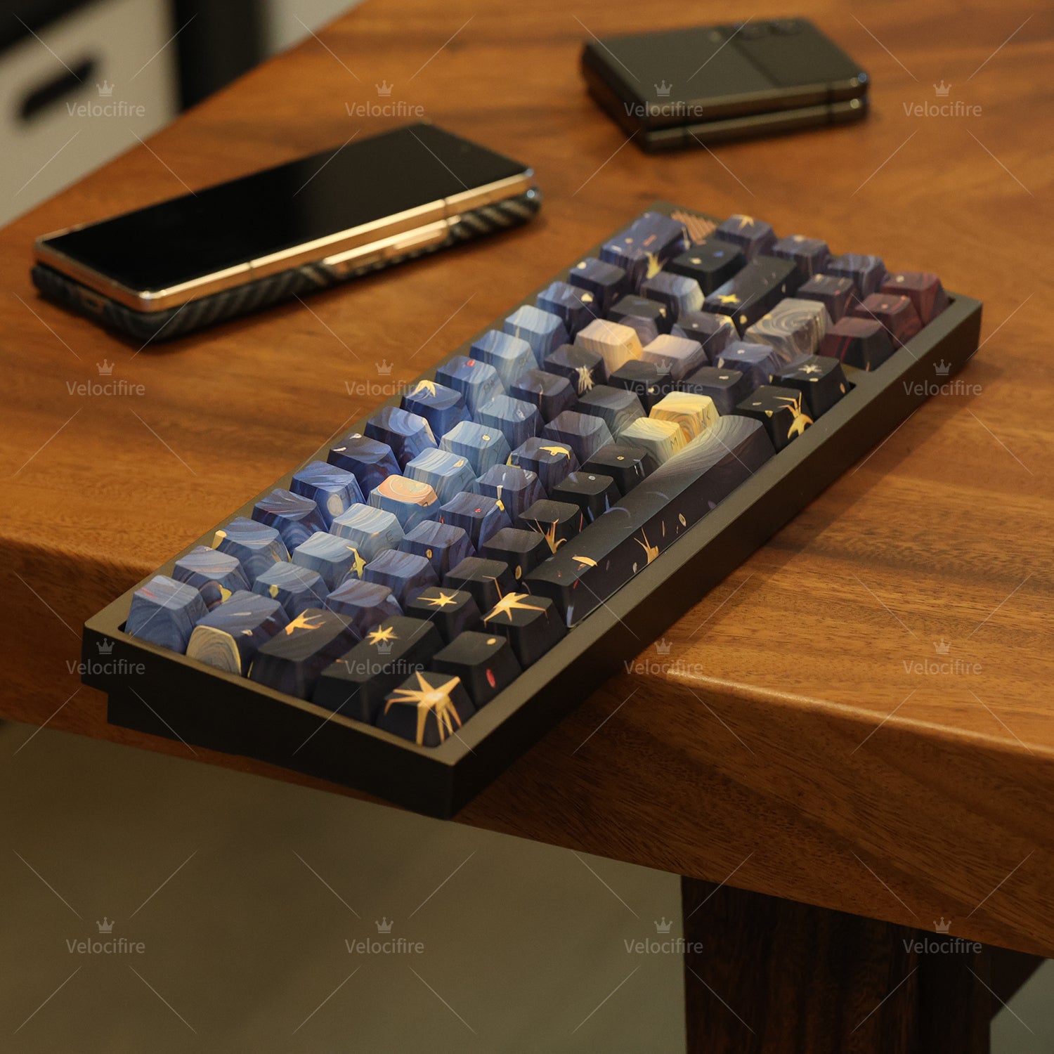 [In Stock] Van Gogh The Starry Night  OEM Profile Dye Sublimation PBT Keycaps