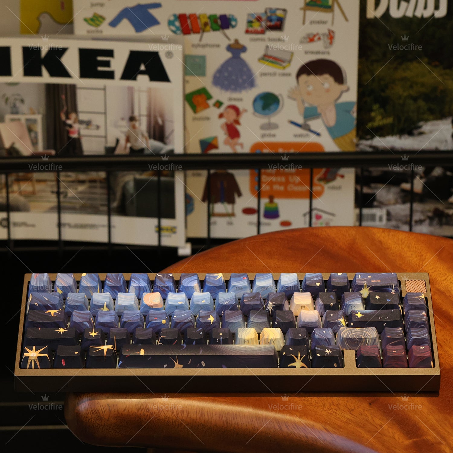 [In Stock] Van Gogh The Starry Night  OEM Profile Dye Sublimation PBT Keycaps