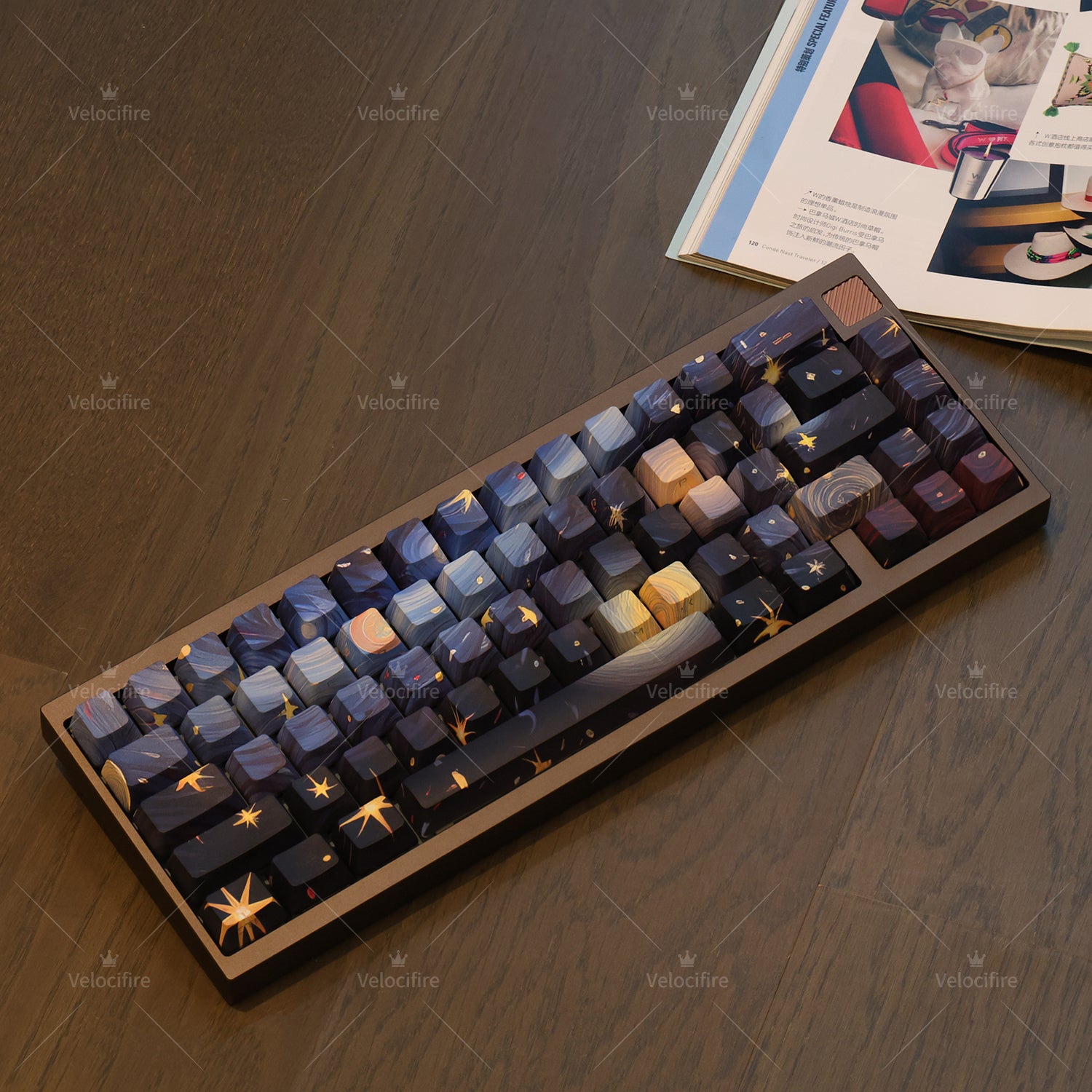 [In Stock] Van Gogh The Starry Night  OEM Profile Dye Sublimation PBT Keycaps