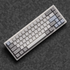 [In Stock] JKDK Light Gray-White Piano Piece PBT Dye Sublimation, Cherry Keycap