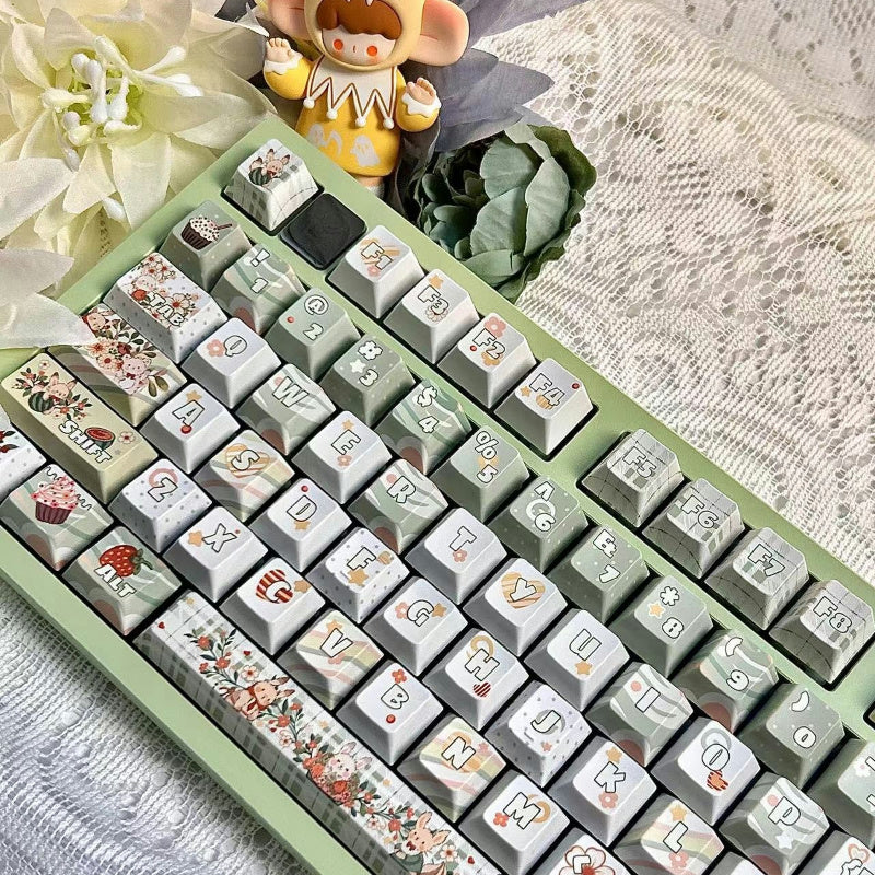 [In Stock] Banxia Dye Sublimation PBT Cherry Profile Keycaps