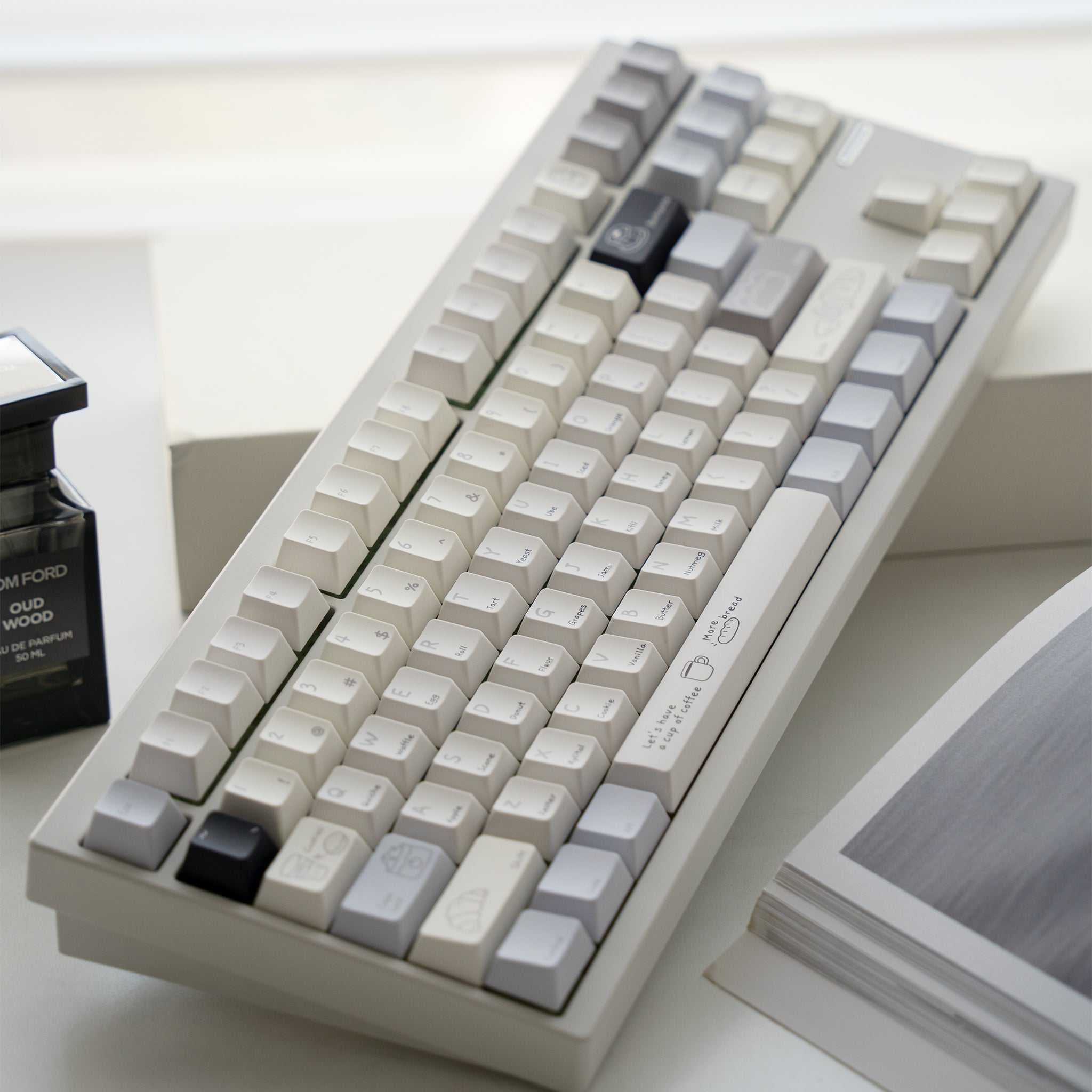 [In Stock] Baking Diary  Cherry Profile Dye Sublimation PBT Keycaps