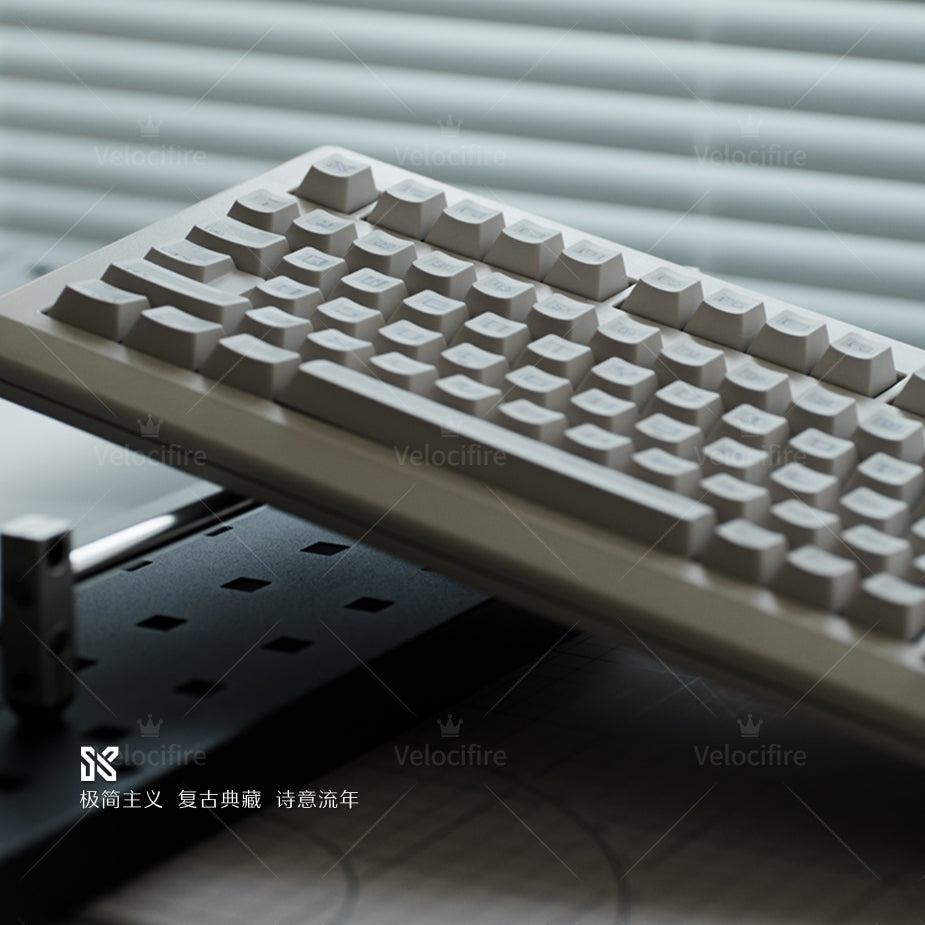 [In Stock] Moire Fringe Cherry Dye Sublimation PBT Profile Keycaps
