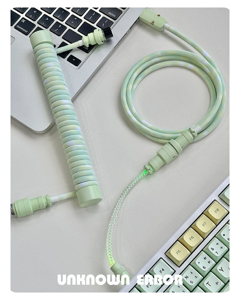 [In Stock] Z47 USB-C RGB Aviator Handmade Coiled Cable