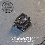 [In Stock] Gold Foil Glitter Resin Atisan Keycaps