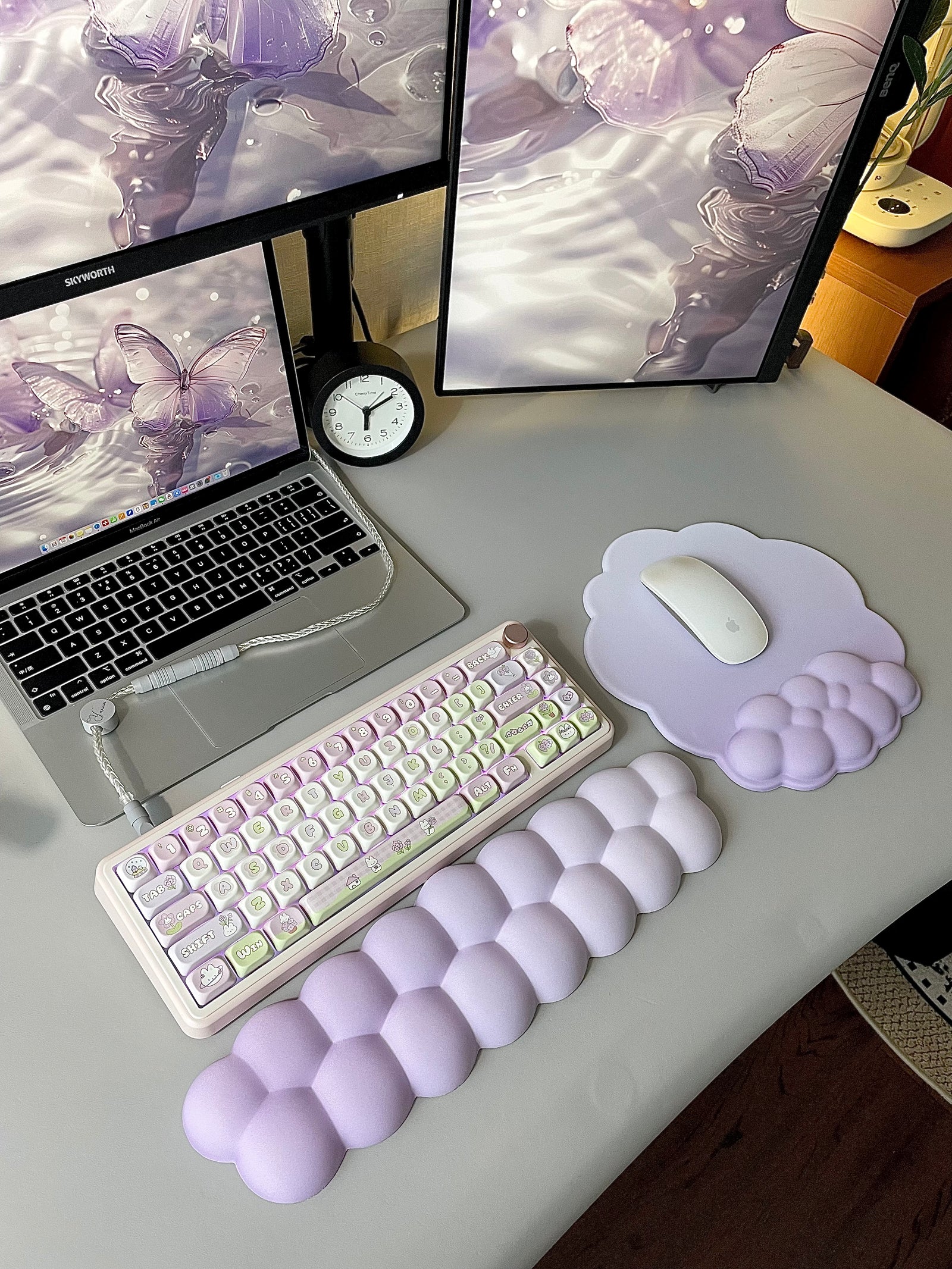 [In Stock] Puff PU Leather & Memory Foam Wrist Rest