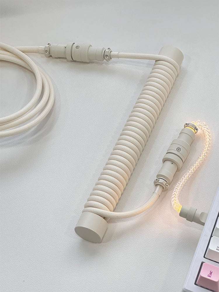 [In Stock] Z47 USB-C RGB Aviator Handmade Coiled Cable