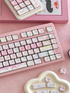 [In Stock] Kitty Squad Dye Sublimation PBT MAO Profile Keycaps