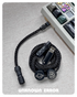 [In Stock] D06 Double Badge USB-C RGB Aviator Handmade Coiled Cable
