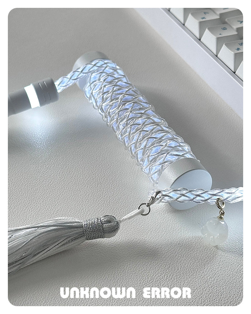 [In Stock] Lazy Cat USB-C RGB Aviator Handmade Coiled Cable