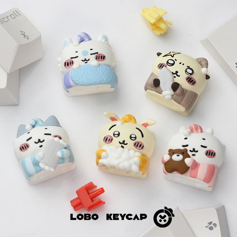 [In Stock] Chikawa Sleepwear Series Resin Artisan Keycap