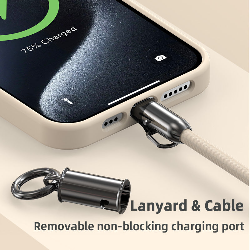 [In Stock] Cell Phone Lanyard Data Portable Charging Cable 2 in 1