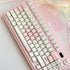 [In Stock] White Peach Mojito Cherry Profile Dye Sublimation PBT Keycaps