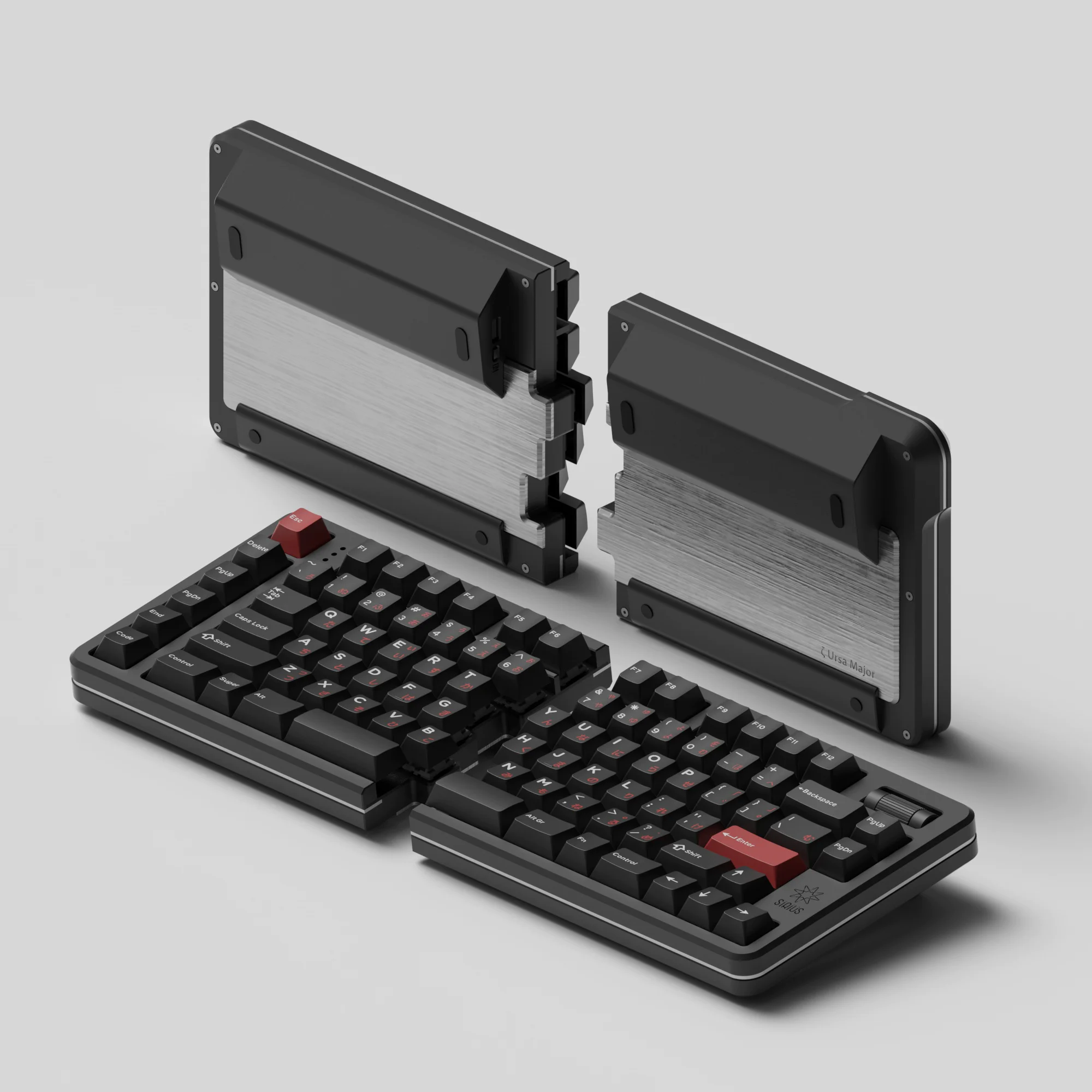 [In Stock] Ursa Major V2 Wireless Aluminum Split Keyboard