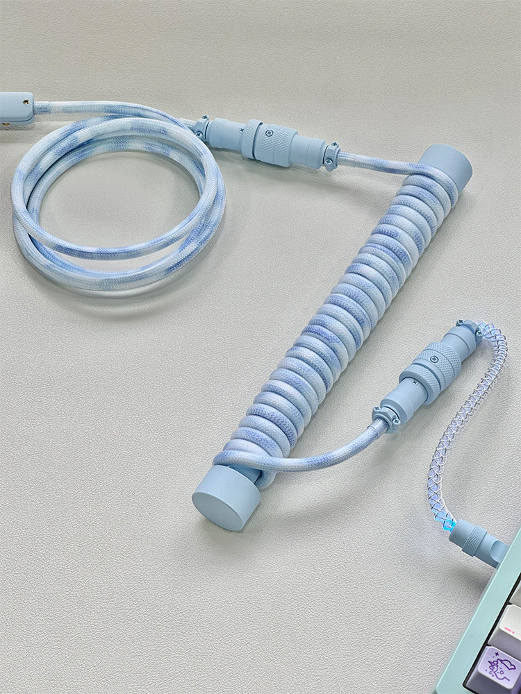 [In Stock] Z47 USB-C RGB Aviator Handmade Coiled Cable