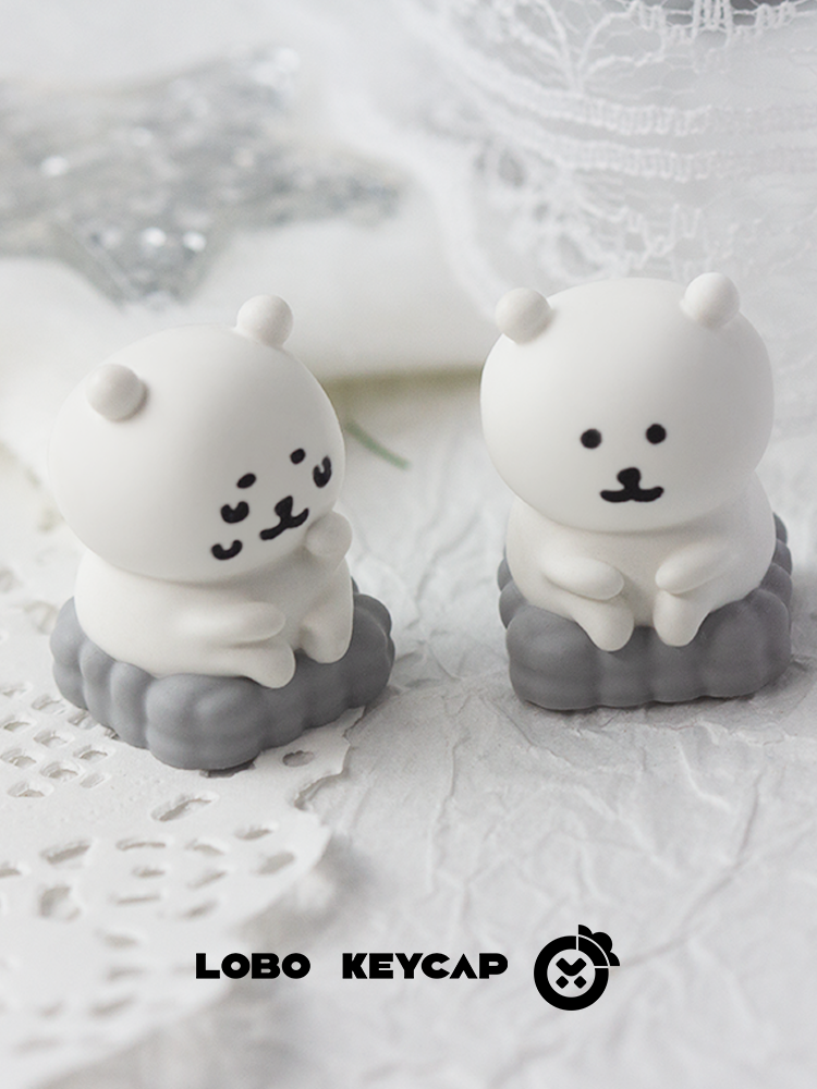 [In Stock] Nagano Joke Bear Resin Artisan Keycap