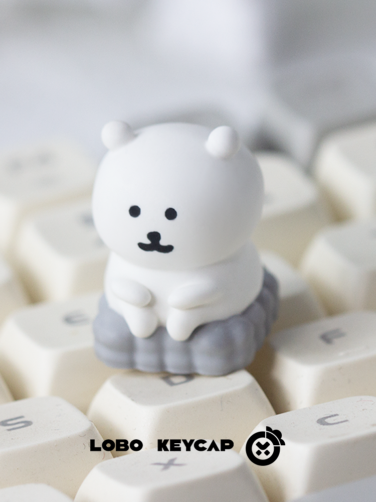 [In Stock] Nagano Joke Bear Resin Artisan Keycap