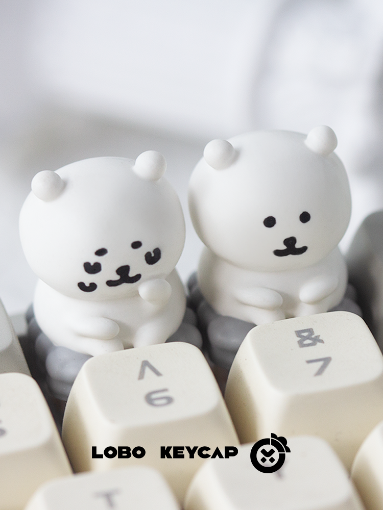 [In Stock] Nagano Joke Bear Resin Artisan Keycap