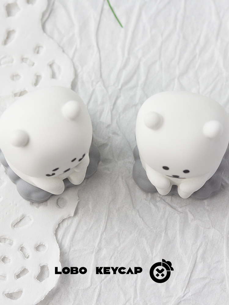 [In Stock] Nagano Joke Bear Resin Artisan Keycap
