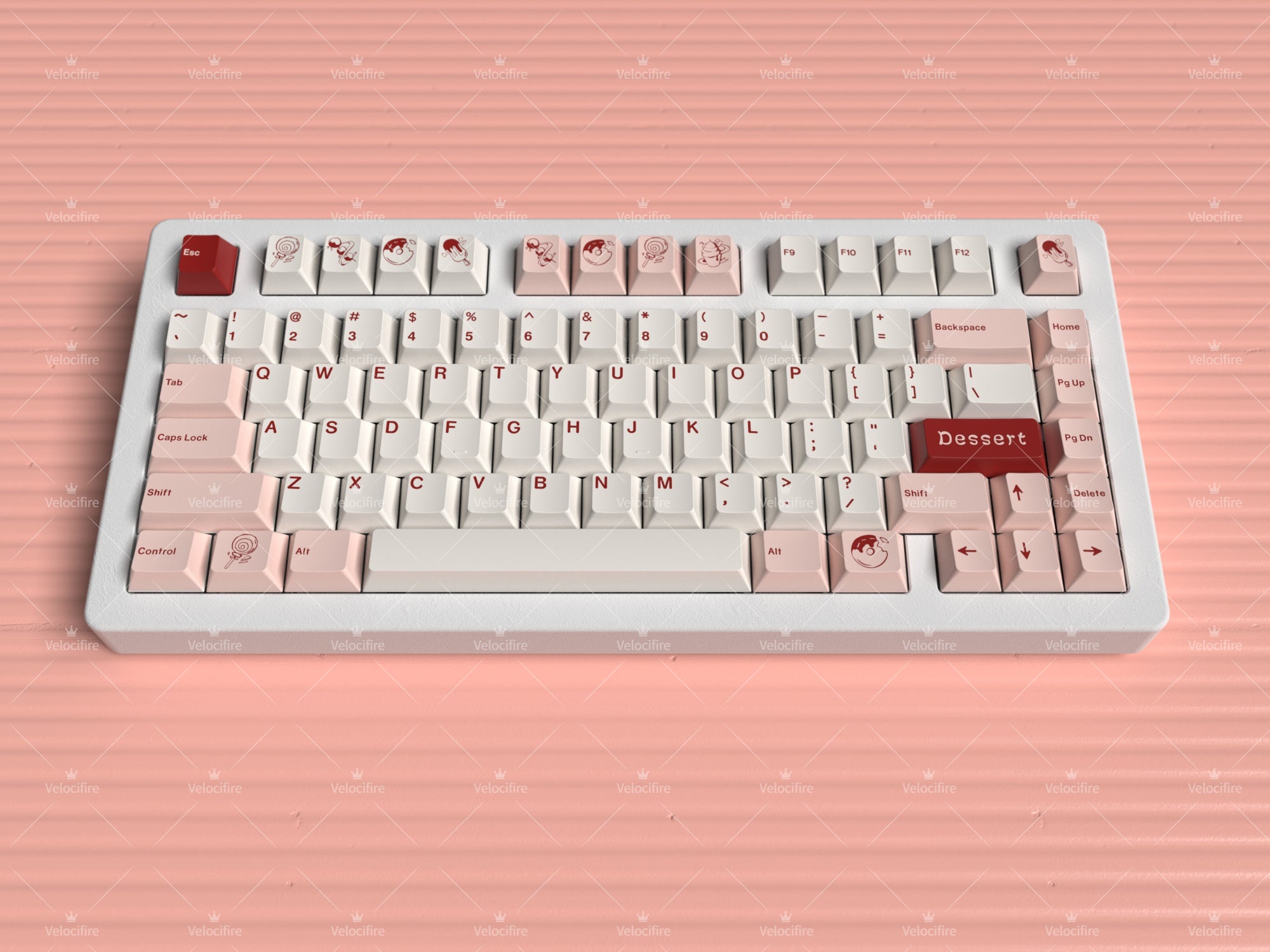 [In Stock] Dessert Cherry Profile Dye Sublimation PBT Keycaps