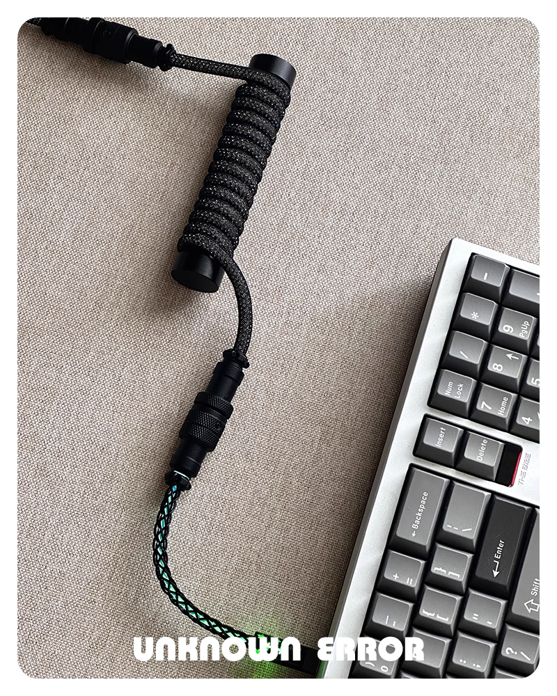[In Stock] Z57 USB-C RGB Aviator Handmade Short Coiled Cable