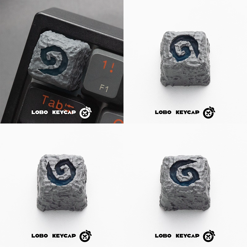 [In Stock] Hearthstone & World of Warcraft Translucent Resin Artisan Keycap
