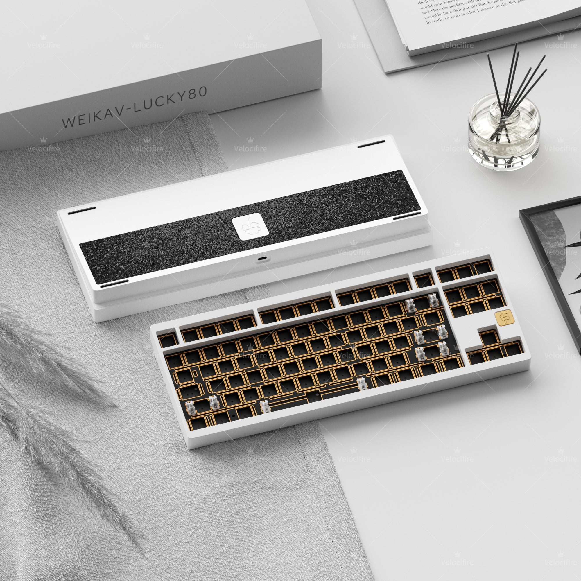 [In Stock] Lucky80 80% Ball-Catched Wireless Mechanical Keyboard