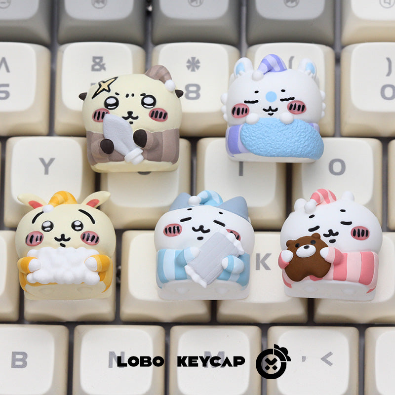 [In Stock] Chikawa Sleepwear Series Resin Artisan Keycap