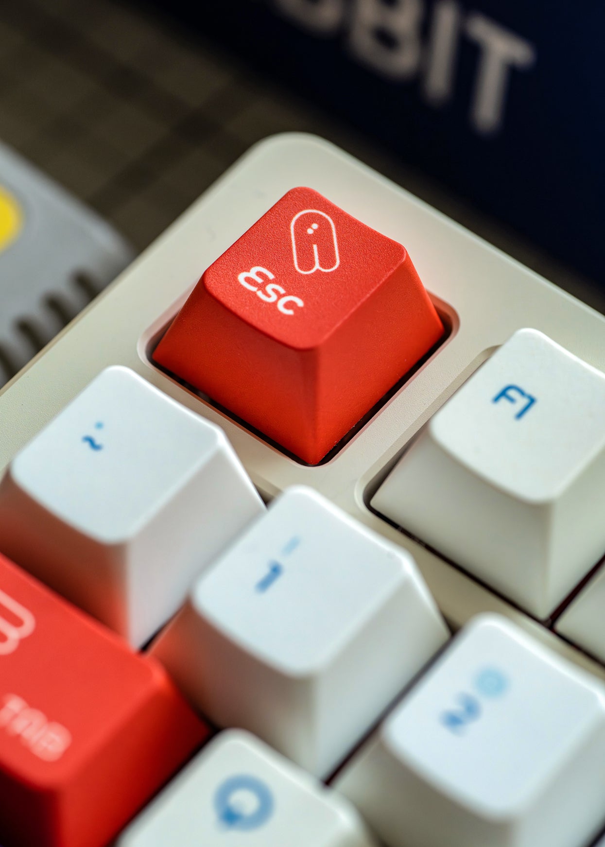 [In Stock] White Rabbit Dye Sublimation PBT Cherry Profile Keycaps