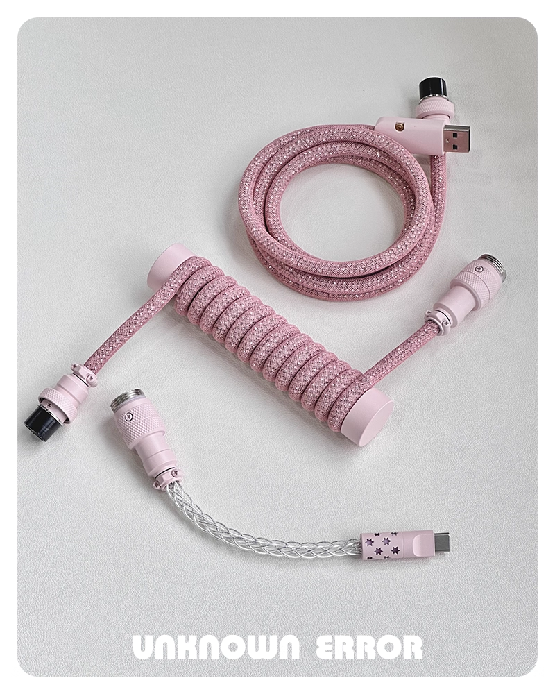 [In Stock] Z57 USB-C RGB Aviator Handmade Short Coiled Cable