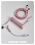 [In Stock] Z57 USB-C RGB Aviator Handmade Short Coiled Cable