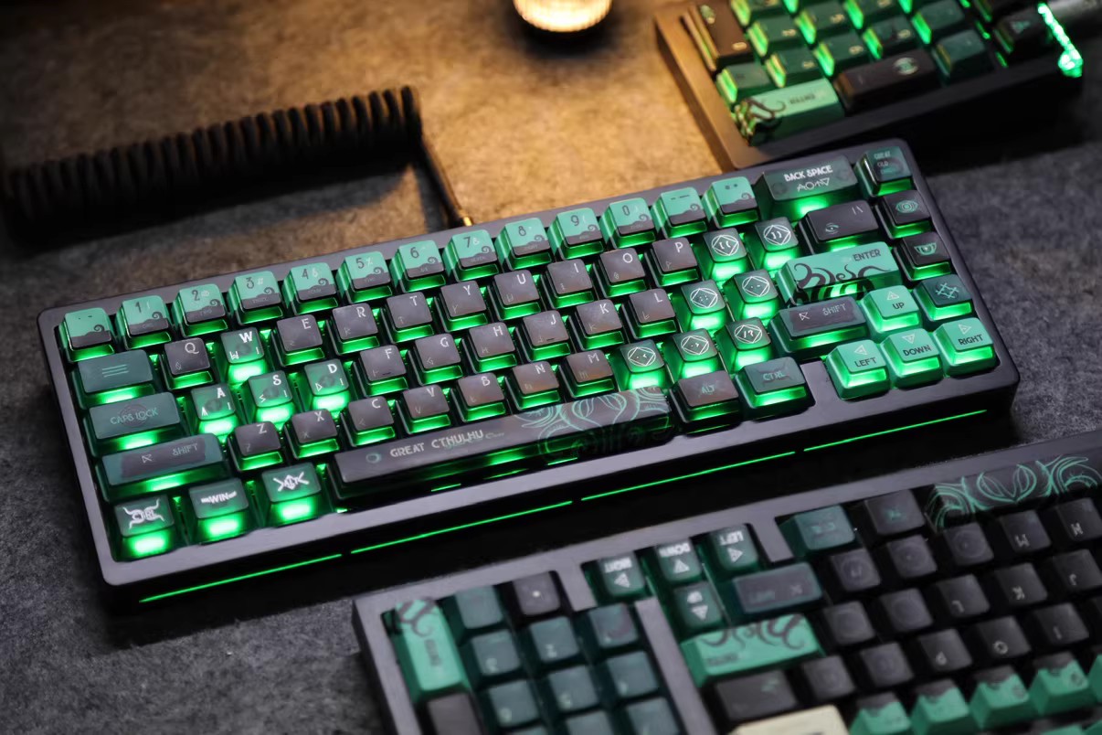 [In Stock] Cthulhu Dye Sublimation PBT Light transmission special profile Keycap